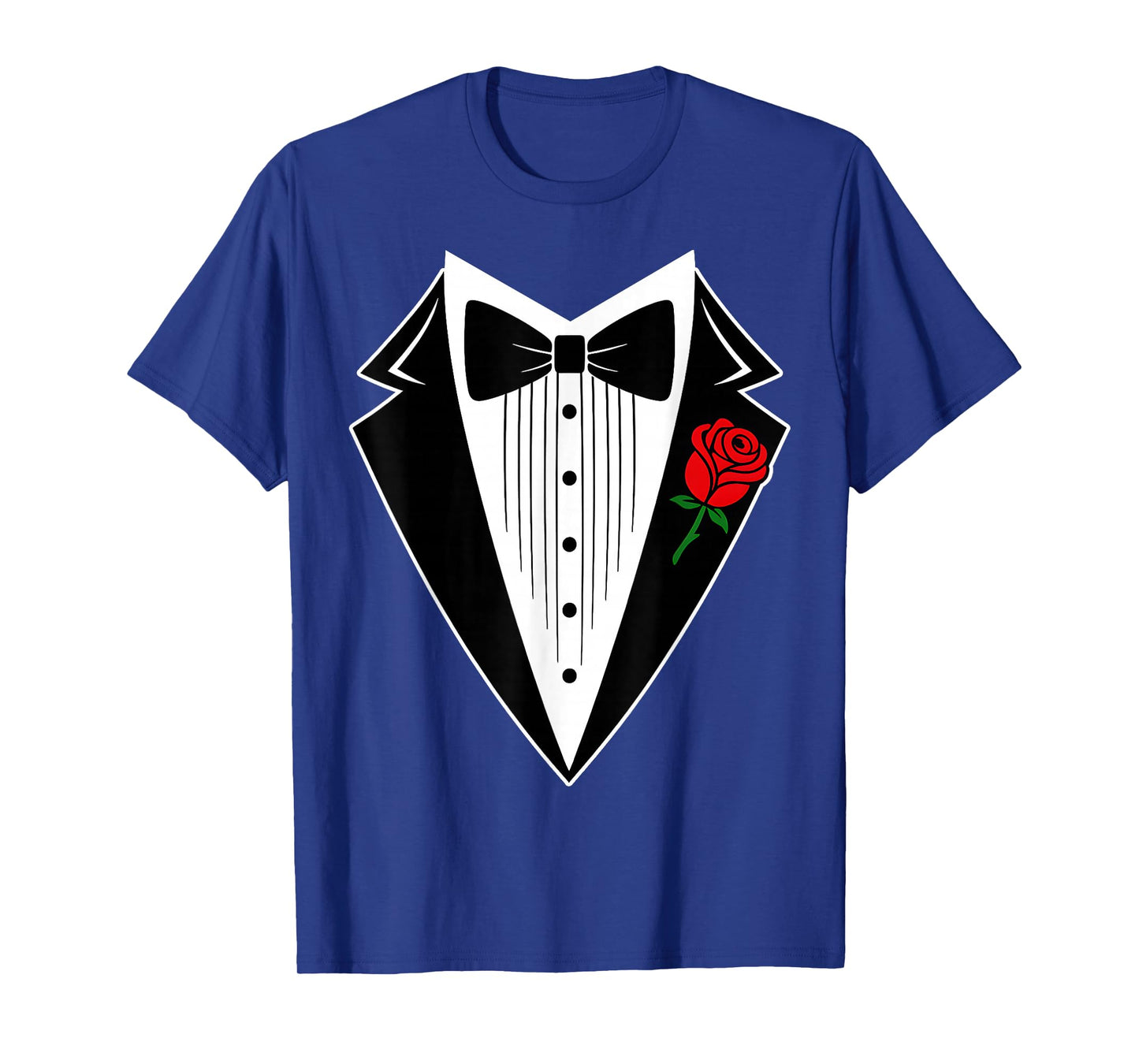 Funny Tuxedo Shirt Party Wedding Tuxedo And Corsage Grad Tee T-Shirt