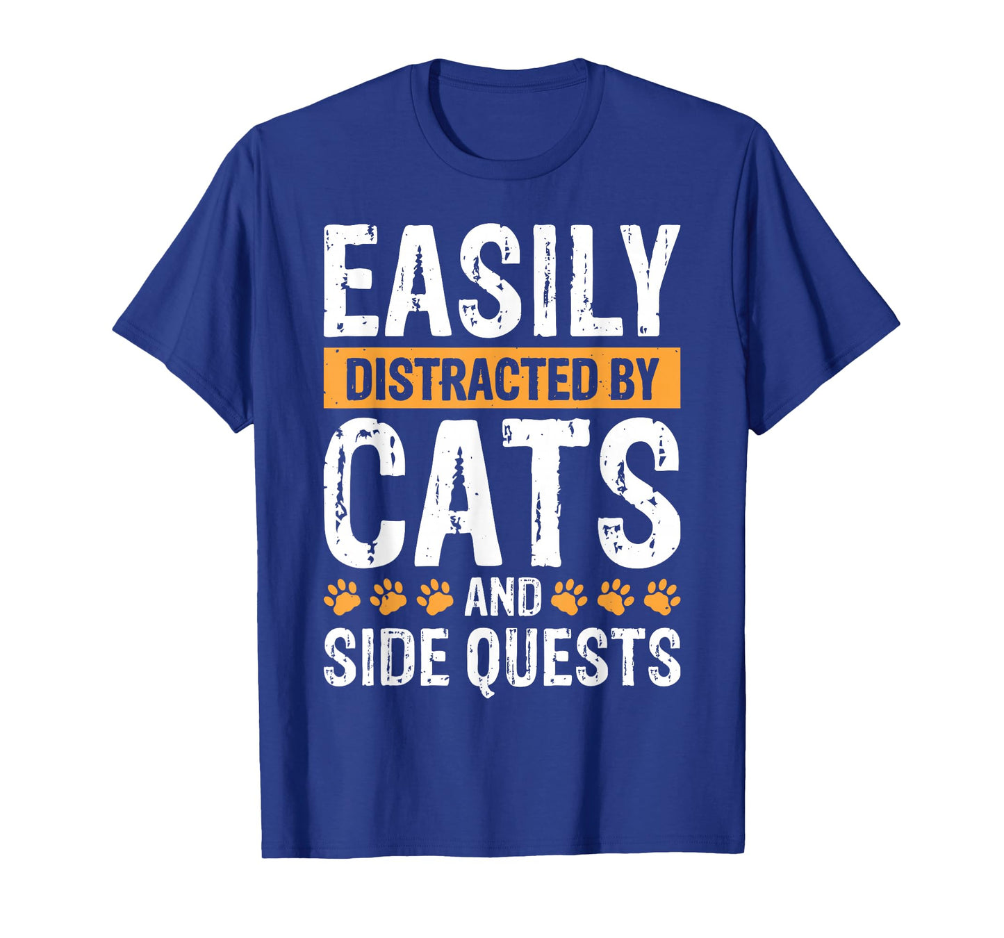 Easily Distracted By Cats And Side Quests T-Shirt
