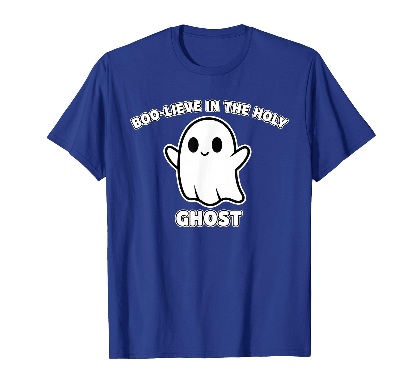 Boo-Lieve in The Holy Ghost Faith Funny Christian Halloween T-Shirt