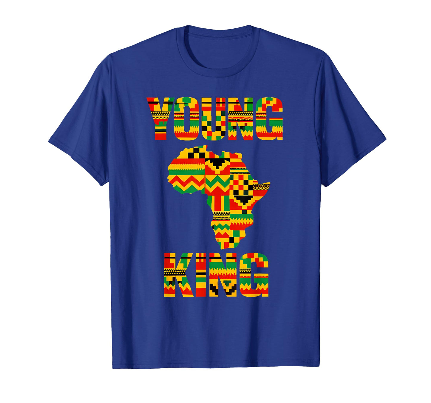 African Kente Art Men Boys Kids African American T-Shirt