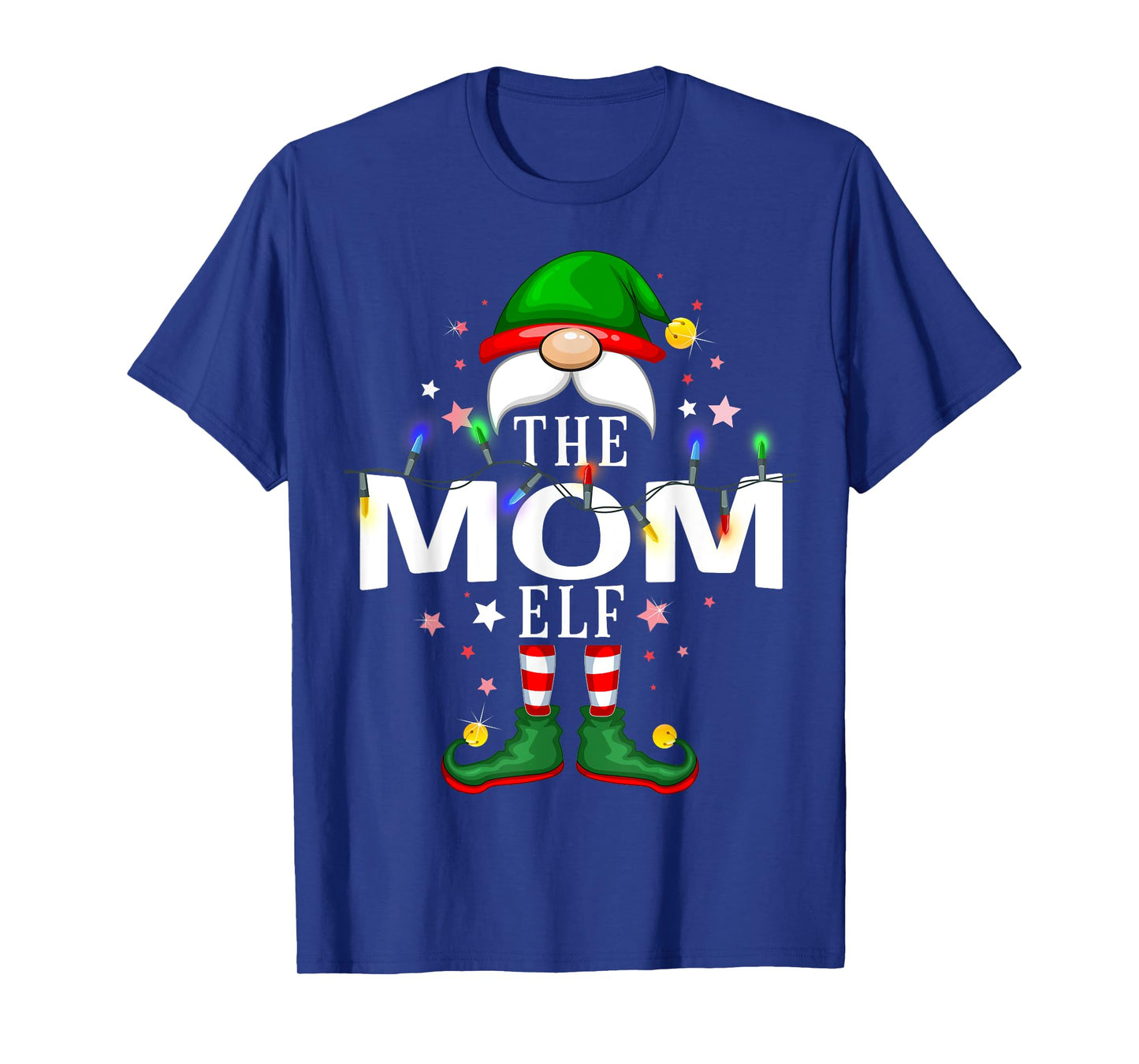 The Mom Elf Christmas Family Pajama Party T-Shirt