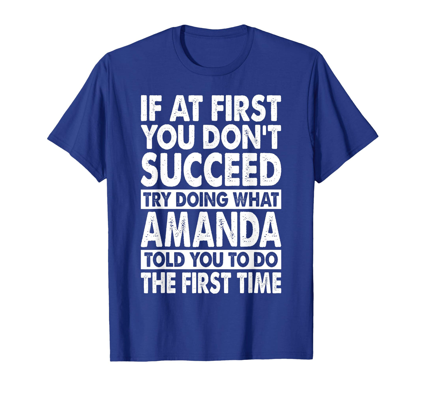 AMANDA Name Personalized Birthday Funny Christmas Joke T-Shirt