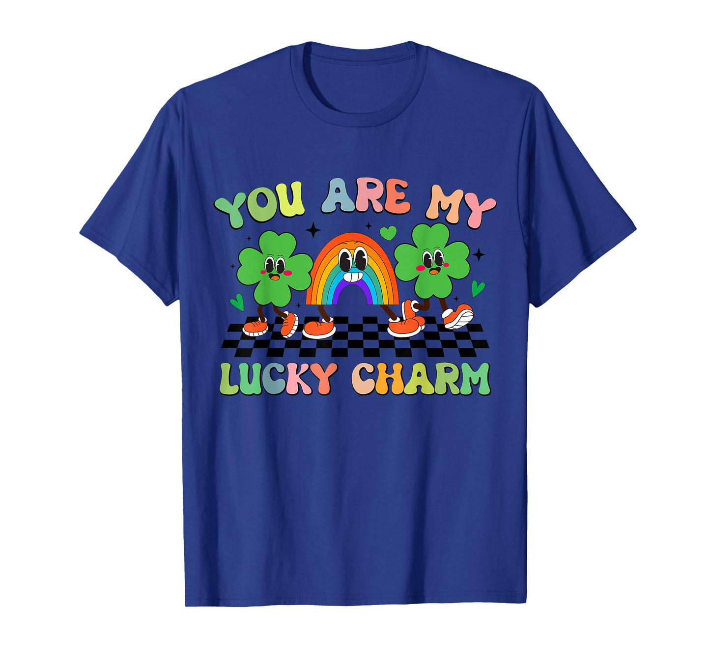 Retro Groovy You are My Lucky Charm St Patrick's Day Kids T-Shirt