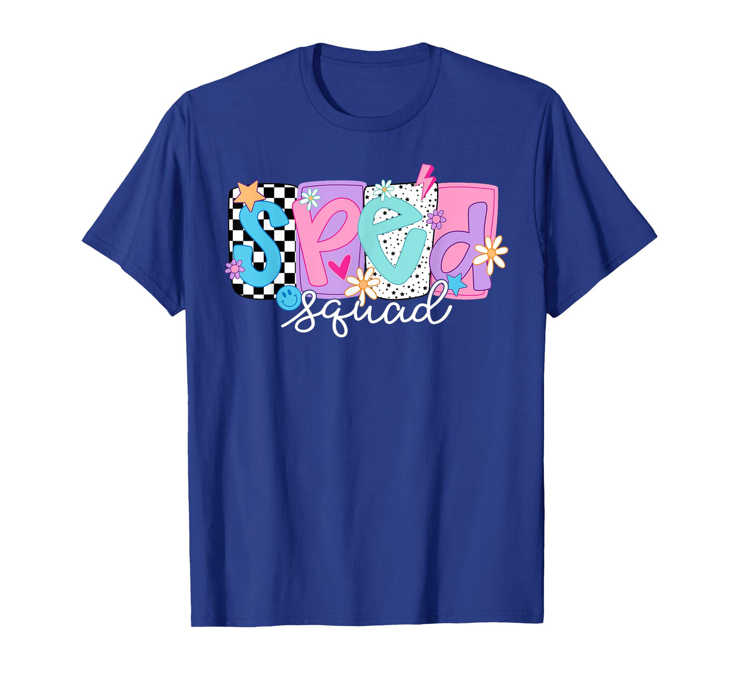 SPED Teacher Squad Floral Special Education Back to School T-Shirt