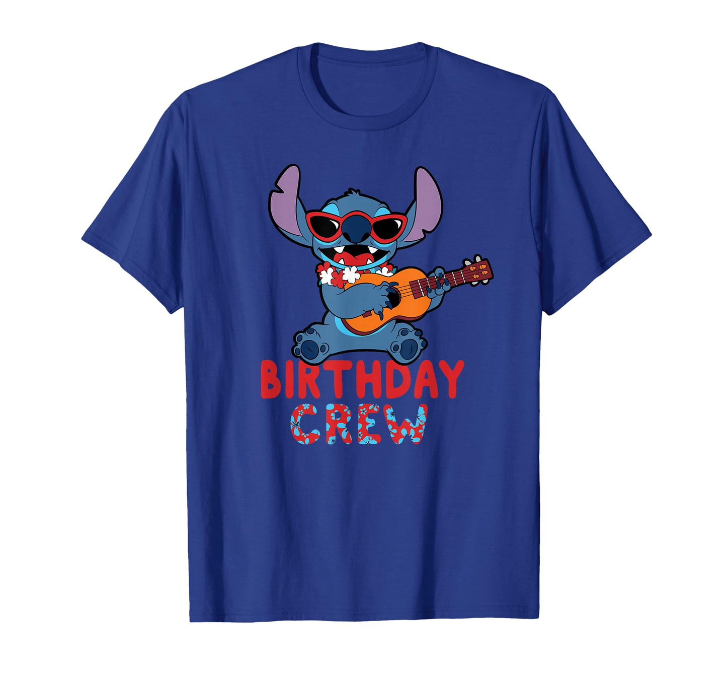 Disney Lilo & Stitch Tropical Birthday Crew Party Matching T-Shirt