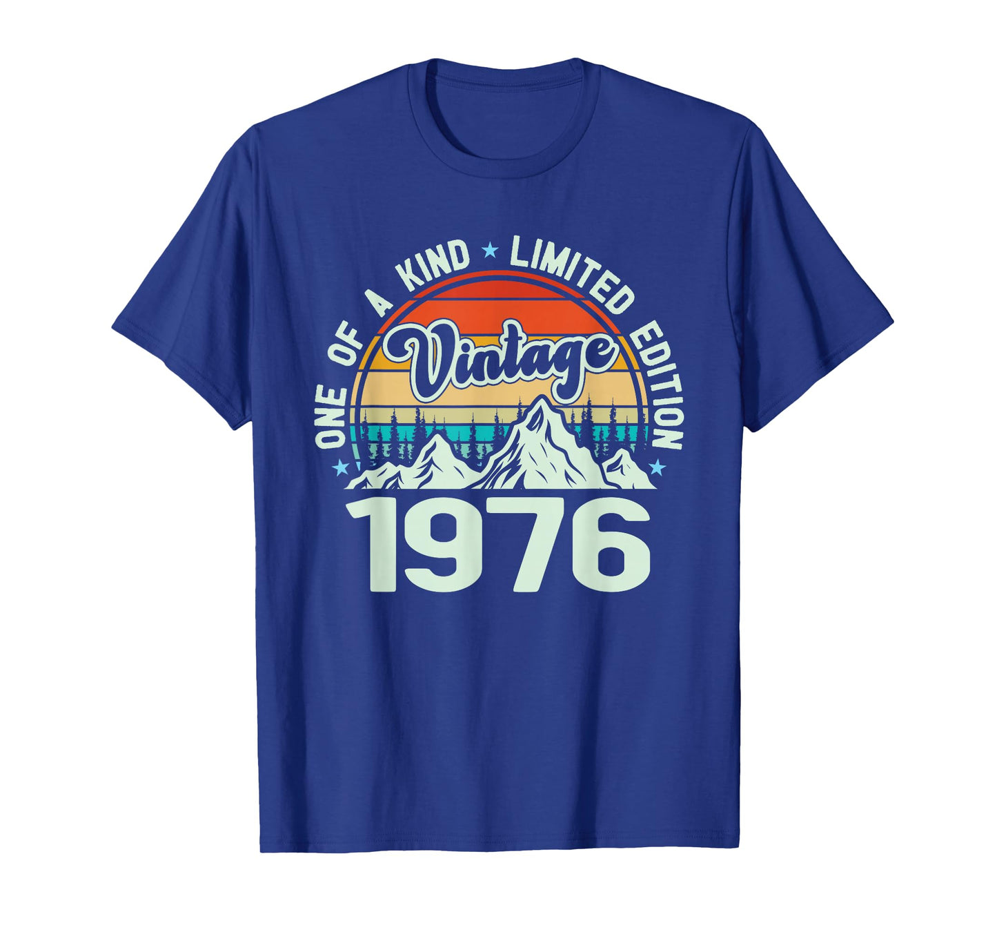 Vintage 1976 One of A Kind Mountain Graphic, 1976 Birthday T-Shirt