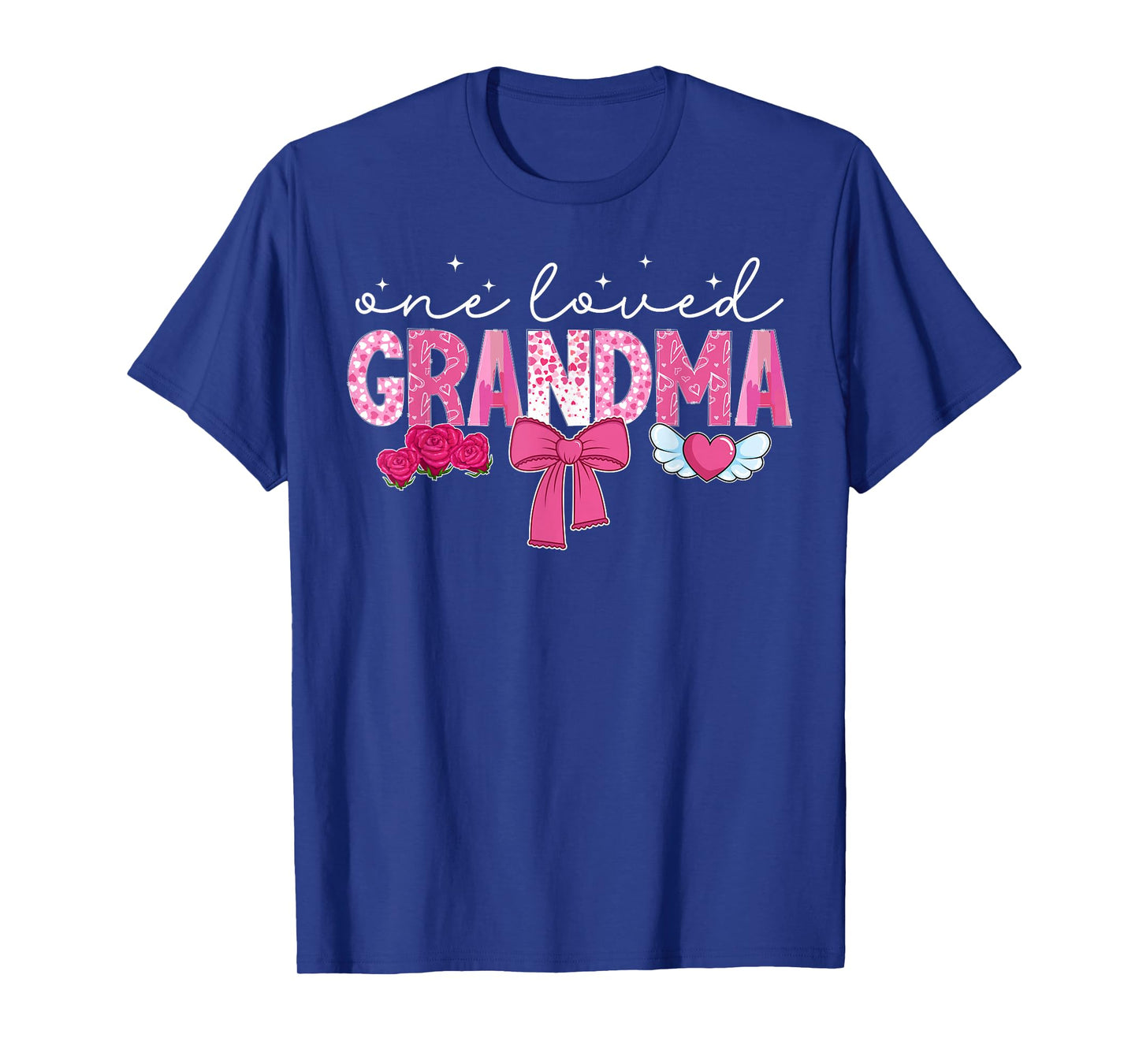 One Loved Grandma Valentine Grandmother Valentines Day T-Shirt