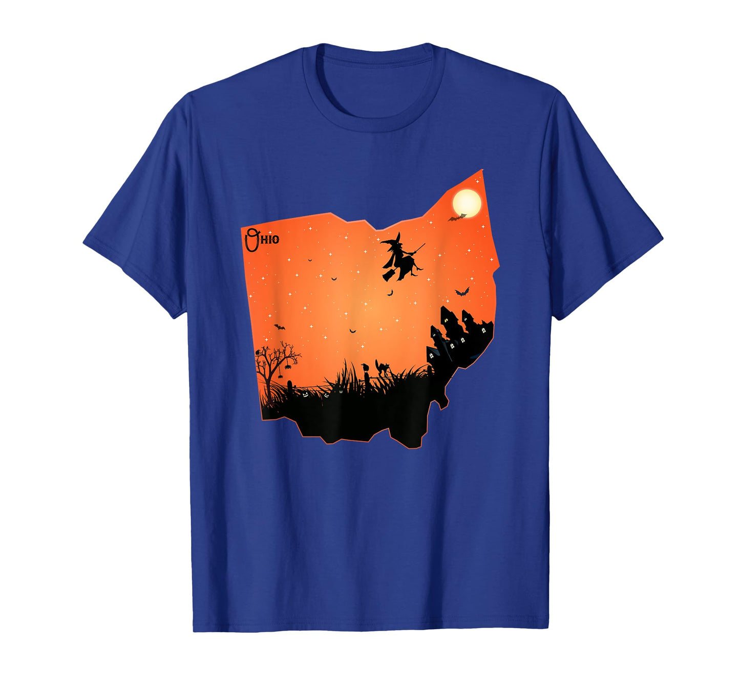 Halloween Ohio OH State Design Shirt Gift for Men Women Kids