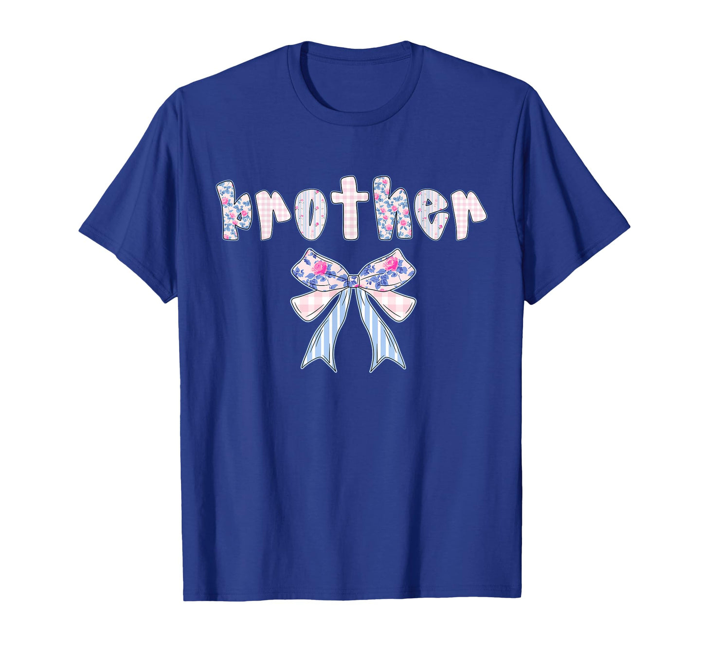 Brother Matching Family Group Flower Bow Birthday Girls T-Shirt