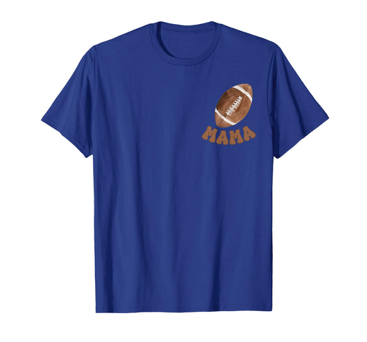 Mama of The 1 Year Old Football First Birthday Boy Family T-Shirt