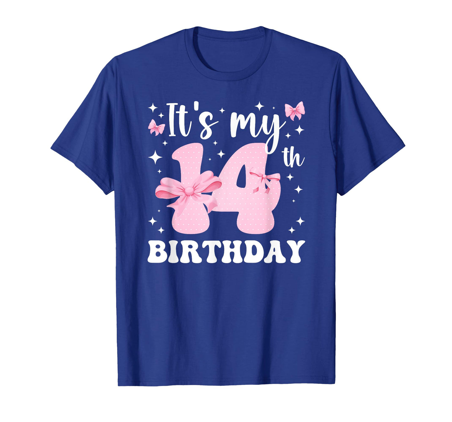 14th Coquette Themed Birthday Fourteen Year Old Girl Bow T-Shirt