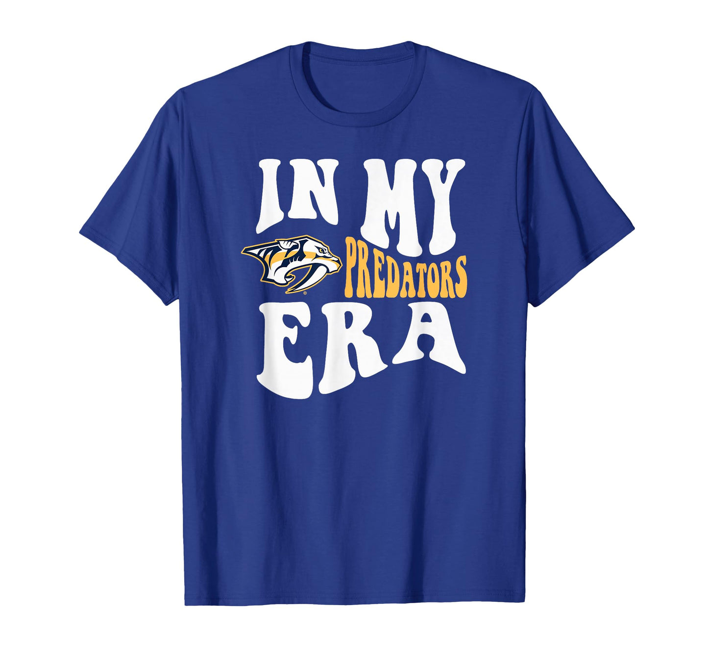 Nashville Predators Era Black NHL Officially Licensed T-Shirt