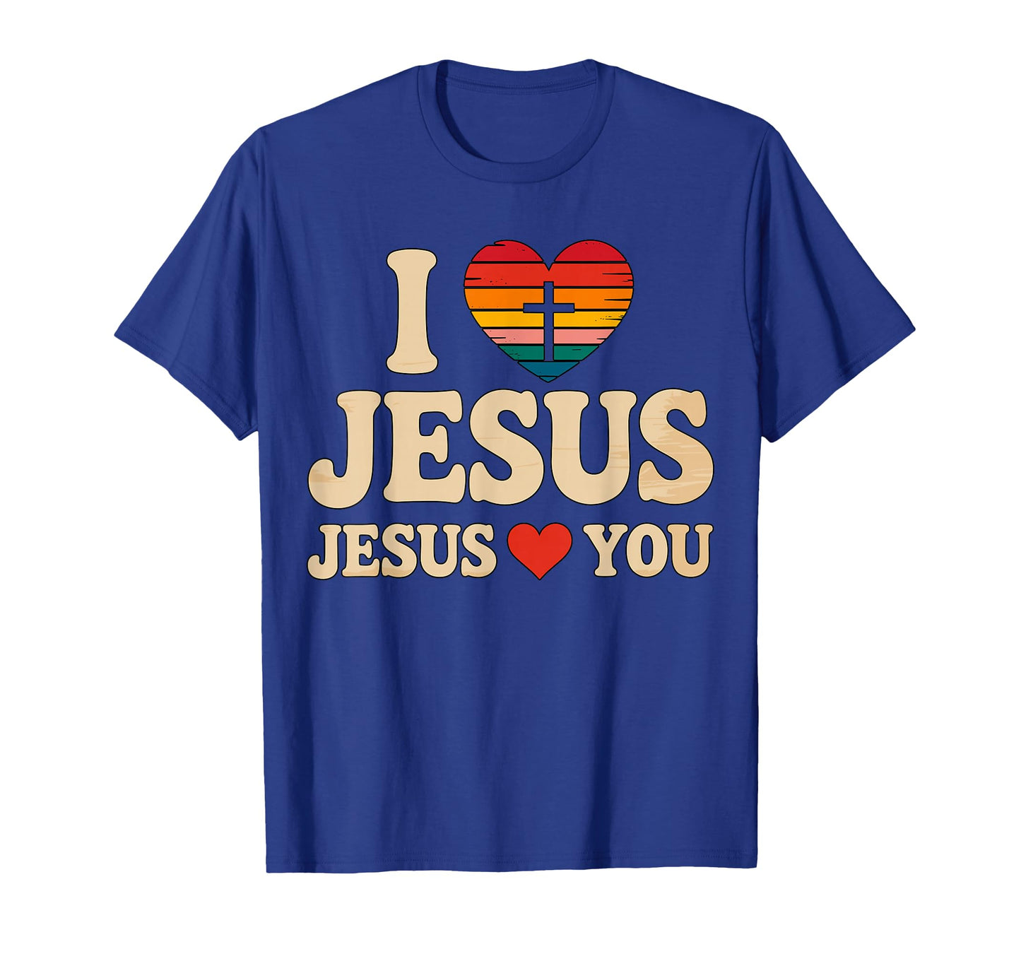 I Love Jesus Jesus Loves You Christian Faith T-Shirt