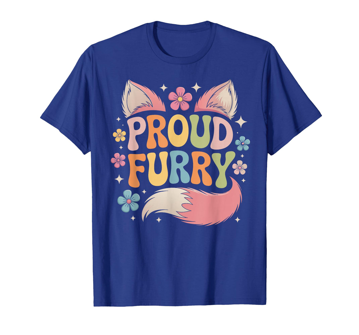 Retro Furry Fandom LGBTQ+ Proud Fursonas Cosplay Convention T-Shirt