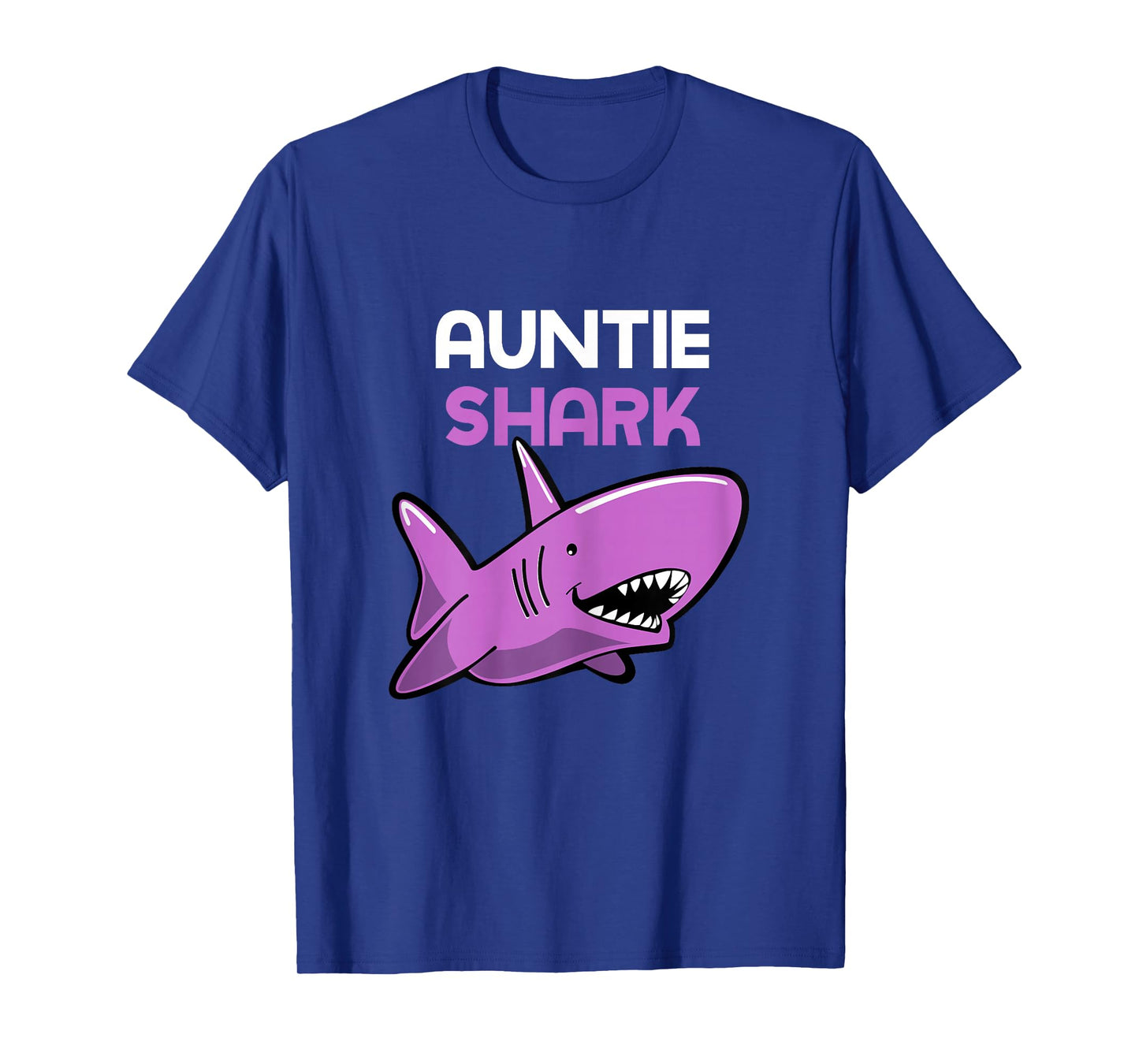 Auntie Shark Cool Funny Family T-Shirt