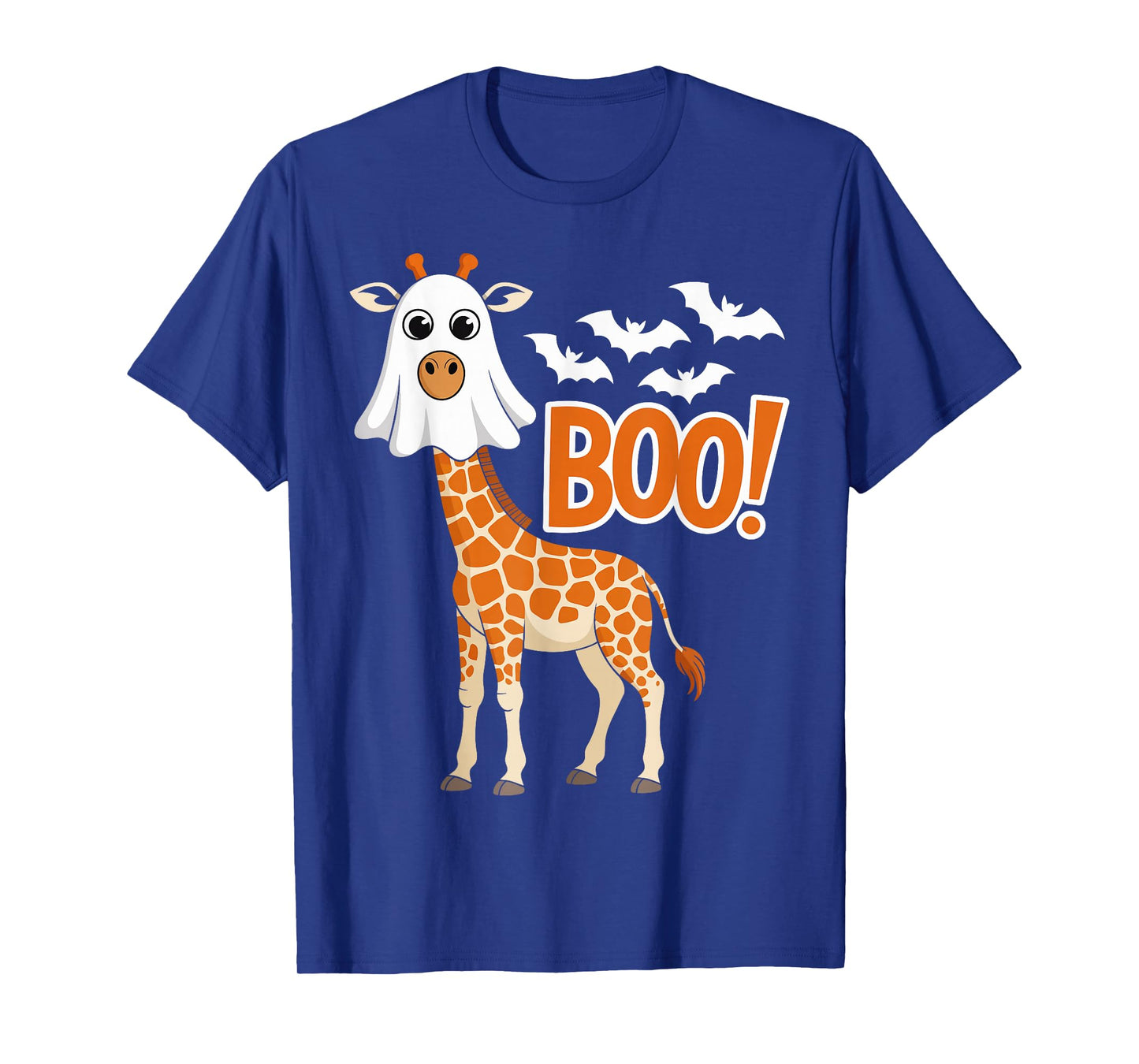 Boo Giraffe Costume Funny Animal Lovers Halloween T-Shirt