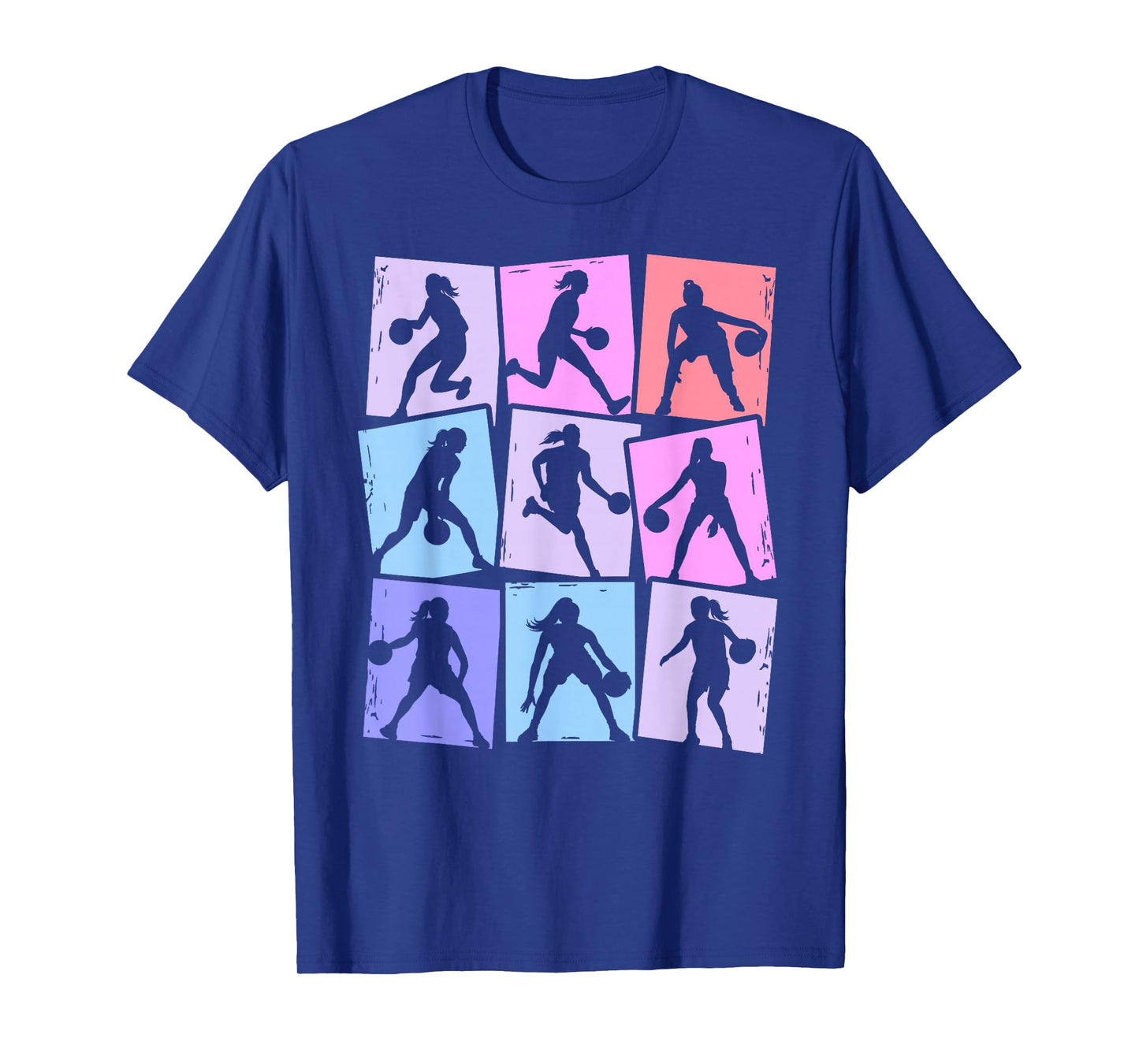 Basketball Player Kids Women Girls T-Shirt