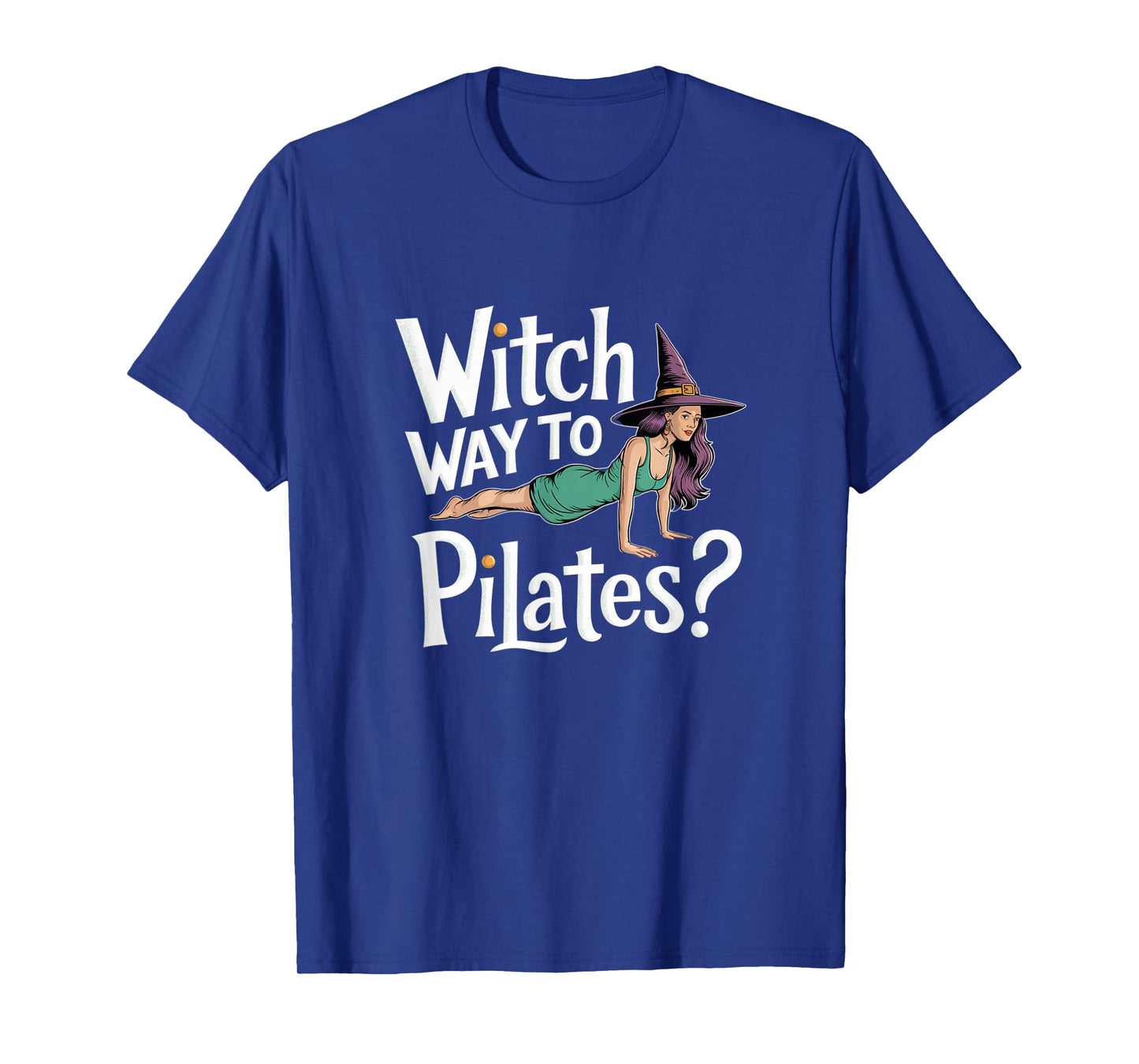 Witch Way to Pilates Funny Halloween Pilates Yoga Reformer T-Shirt