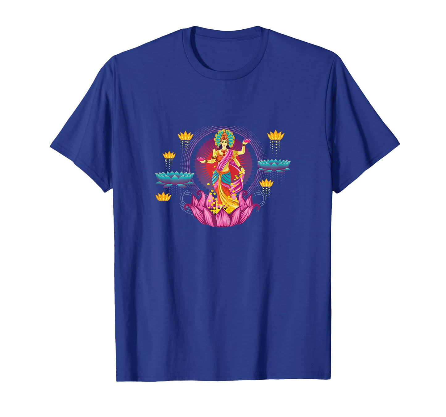 Beautiful Lakshmi Shirt Hindu Goddess of Wealth & Prosperity T-Shirt