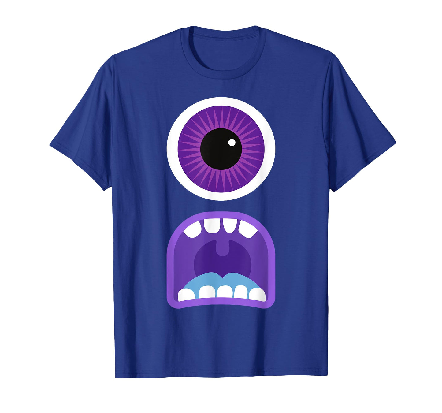 Cute Monster Face Costume Men's Women's Halloween T-Shirt