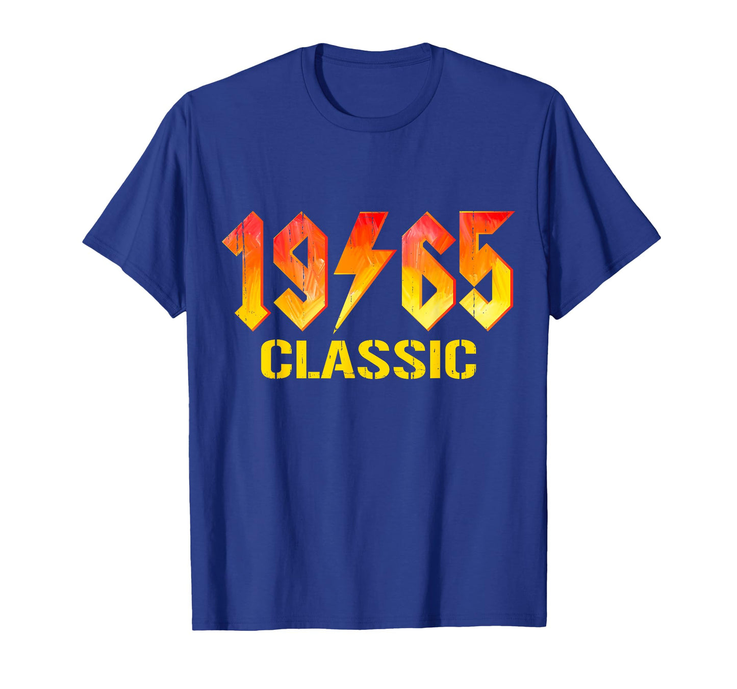 Classic 1965 Rock Birthday 60 Years Old Men 60th Birthday T-Shirt