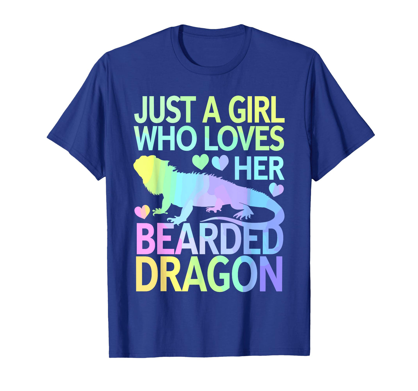 Cool Bearded Dragon Art For Women Girls Bearded Dragon Lover T-Shirt