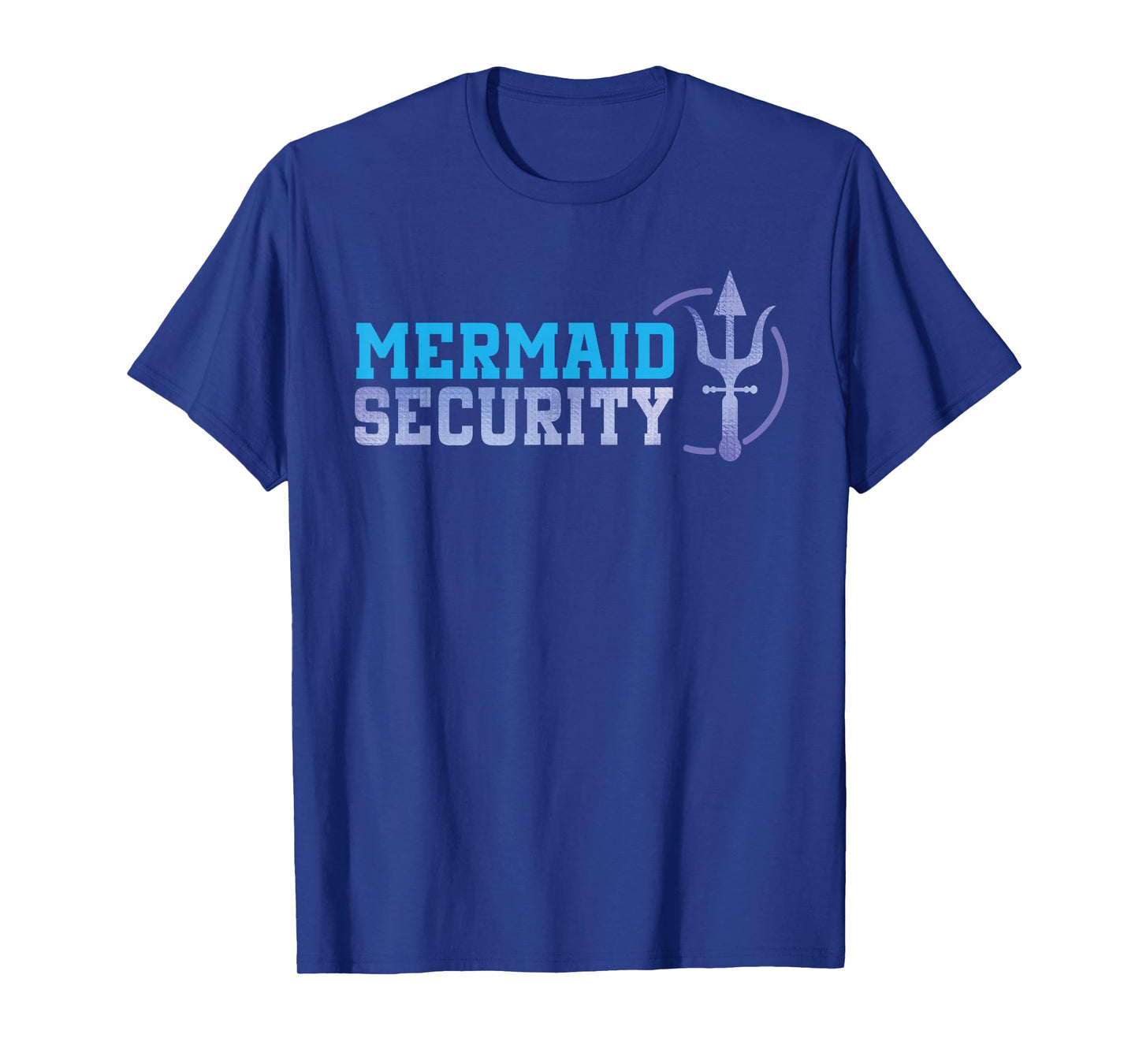 Mermaid Security Halloween Costume Dad Men Boy T-Shirt