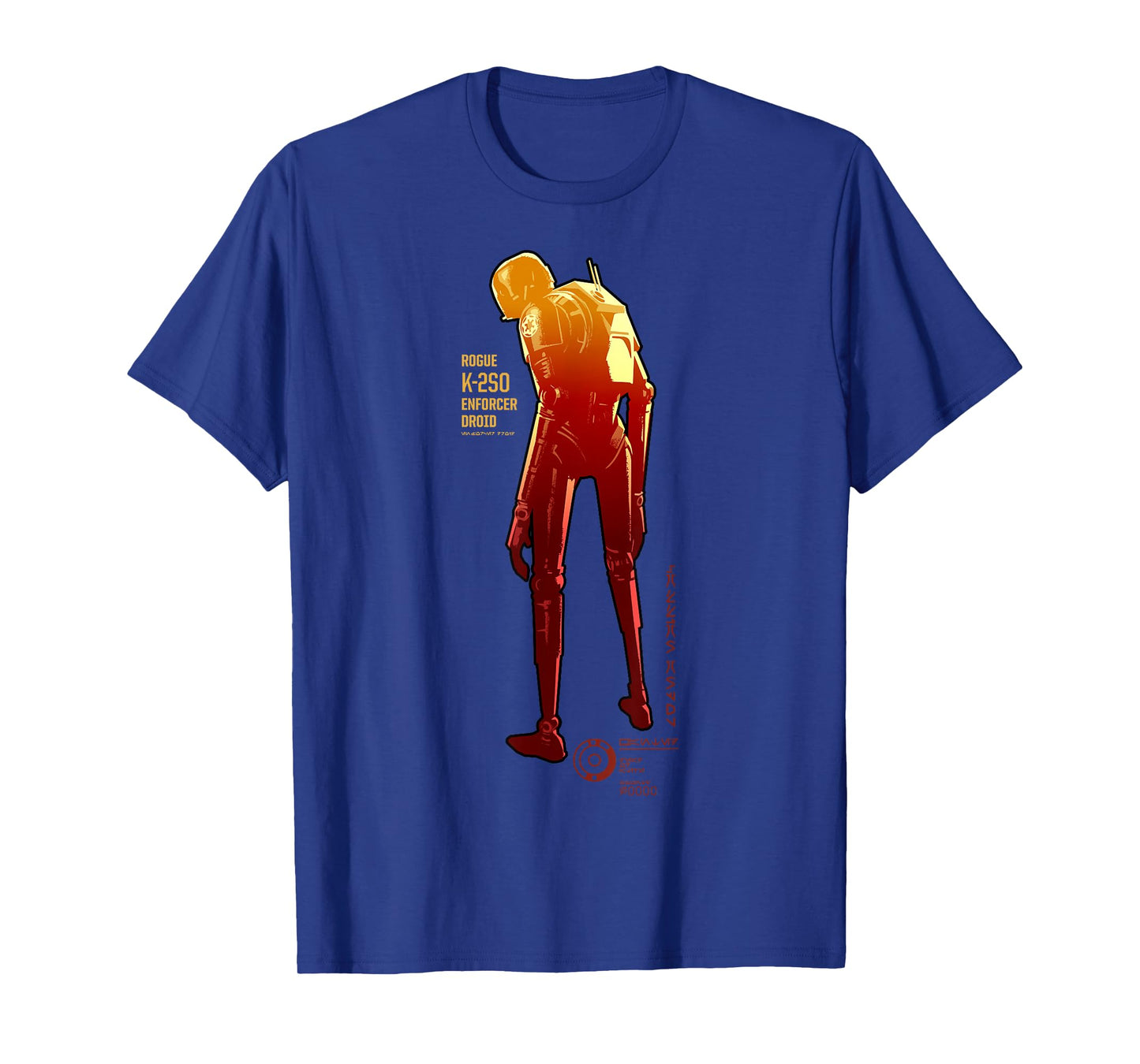 Star Wars Andor K-2SO Enforcer Droid Poster T-Shirt