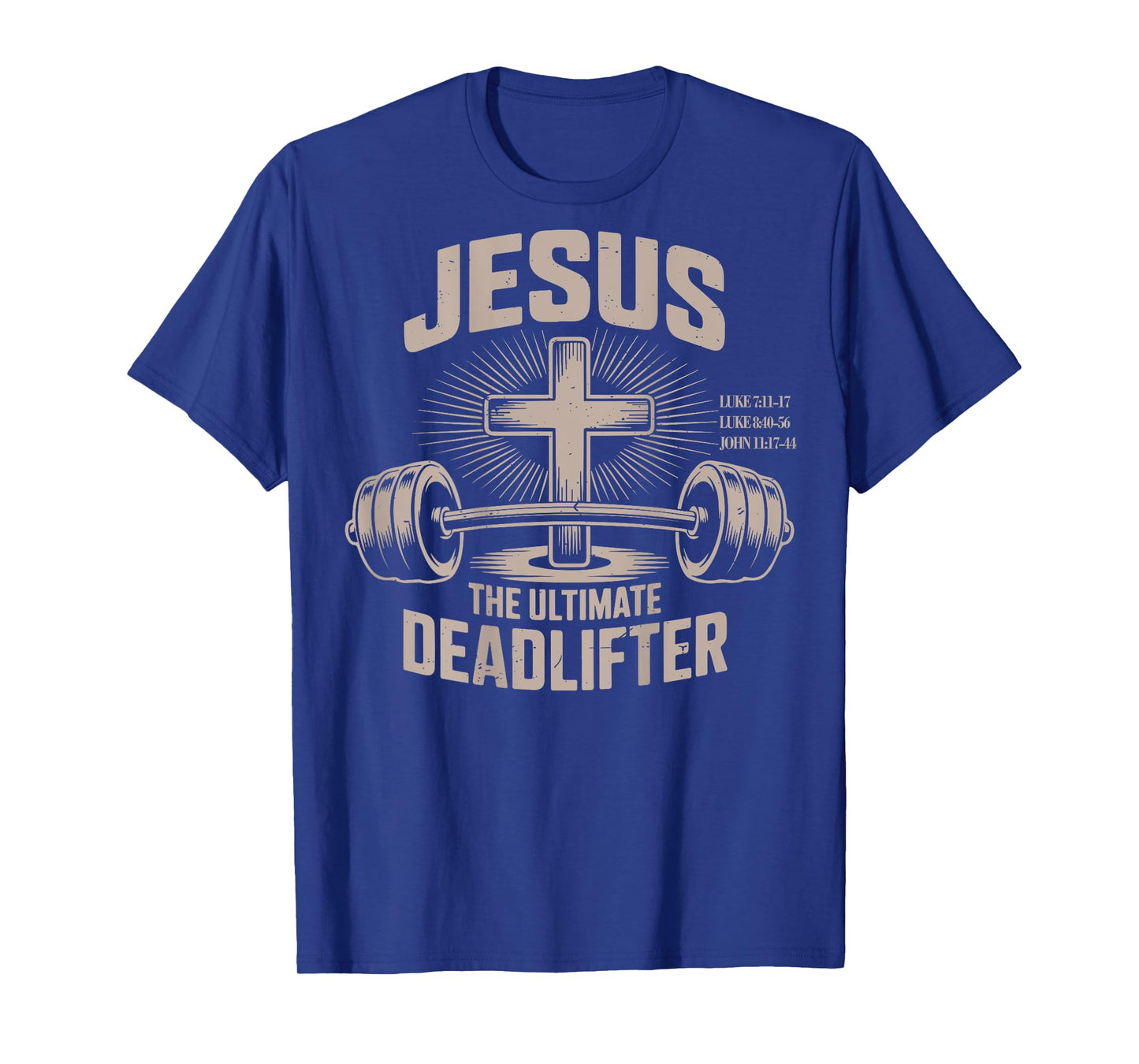Jesus The Ultimate Deadlifter Muscle Kid Funny Christian Gym T-Shirt