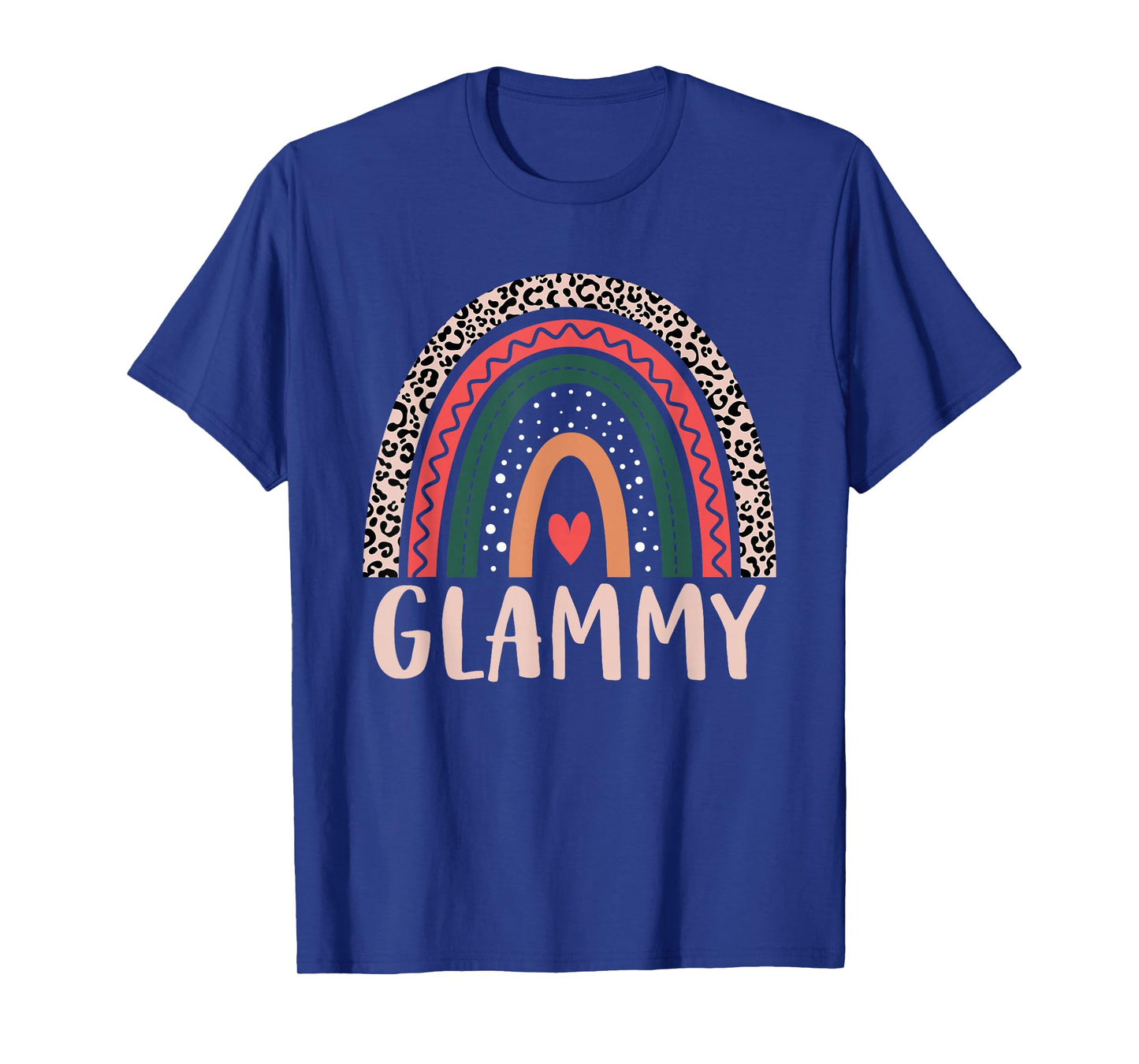 Glammy Rainbow Grandma Grandmother Women Mothers Day Glammy T-Shirt