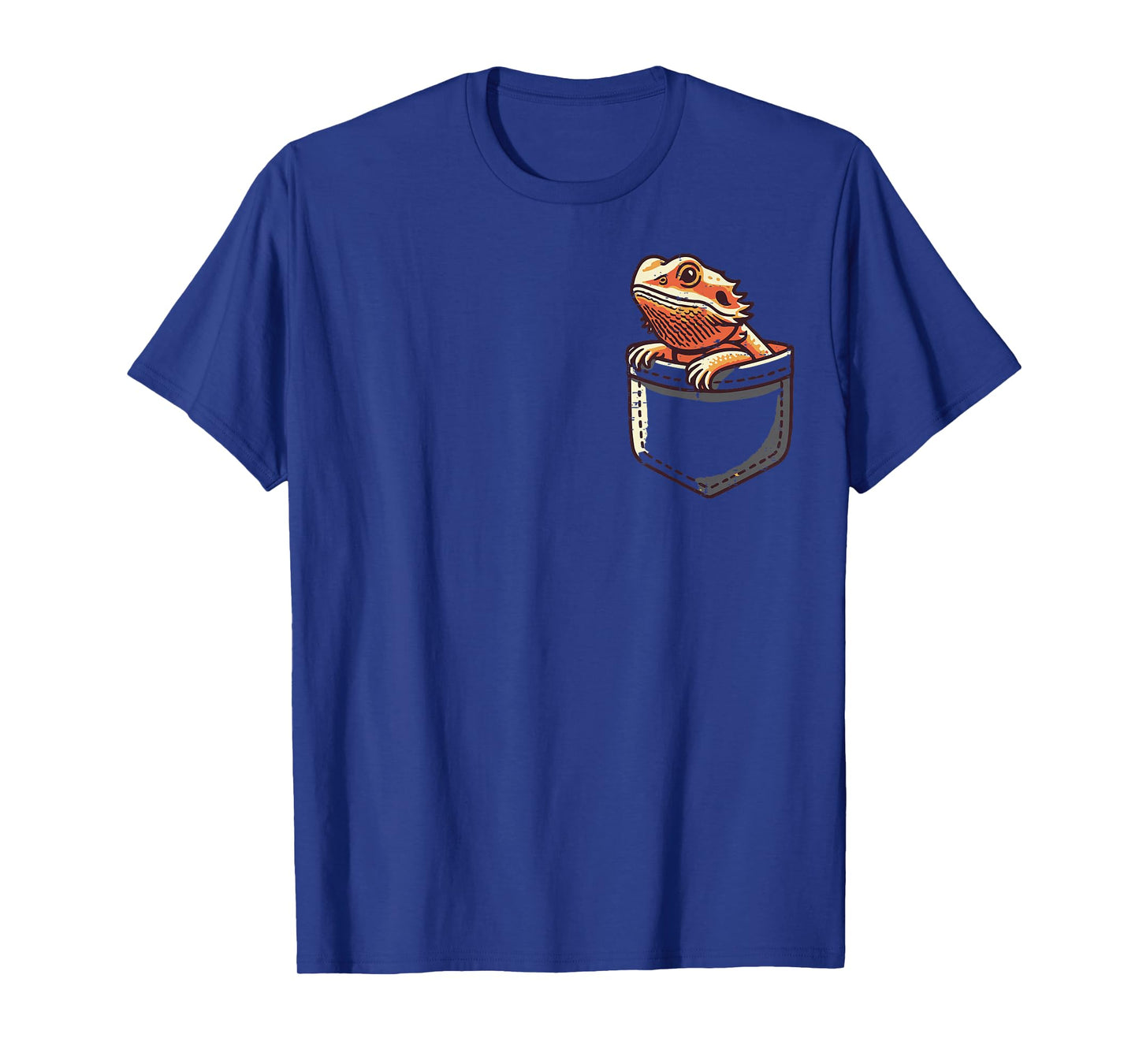 Bearded Dragon Pocket Beardie Lover Reptile Men Women Kids T-Shirt