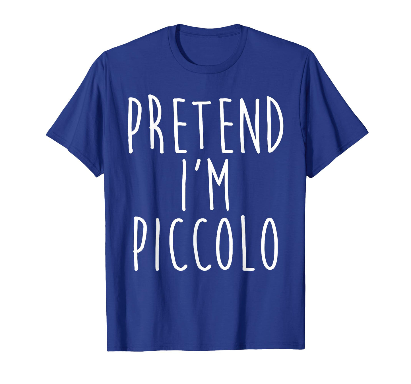 Pretend I'm Piccolo Family Lazy Easy Costume Halloween Party T-Shirt