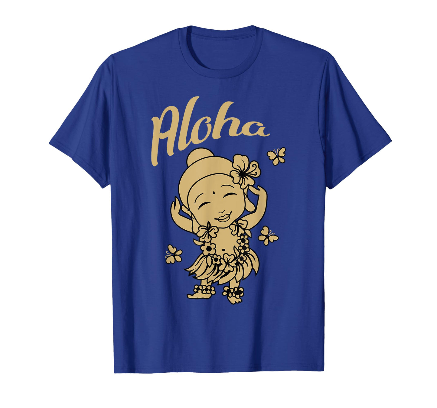 Aloha Buddha Funny Hawaiian Buddhist Yoga Meditation T-shirt