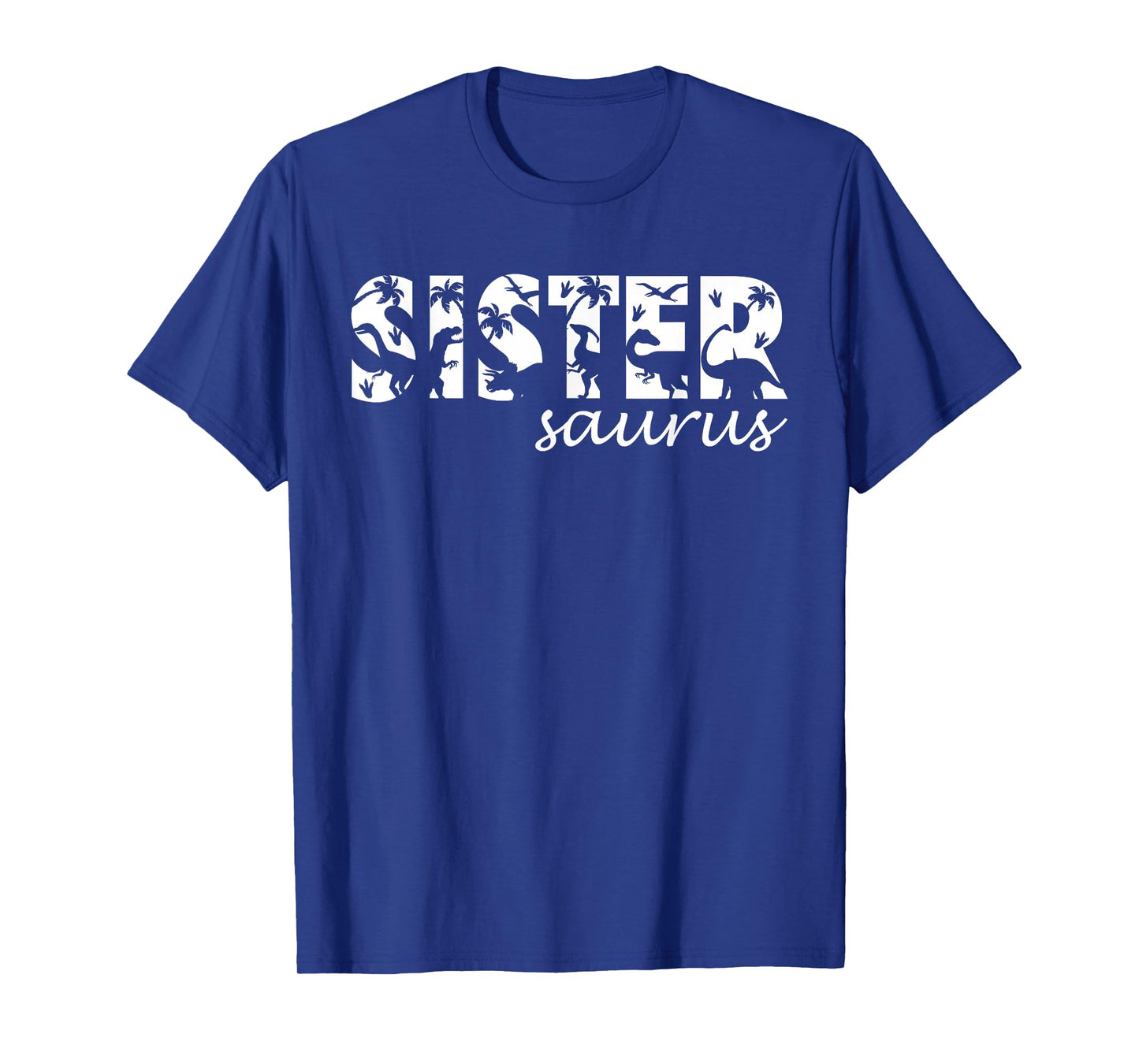 Sistersaurus T Rex Dinosaur Sister Saurus Family Matching T-Shirt