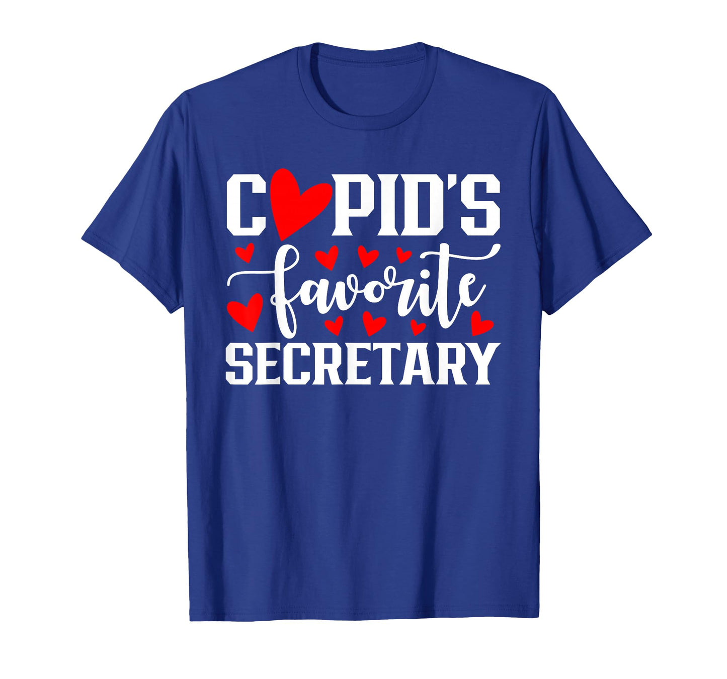 Cupid's Favorite Secretary Cute Heart Valentine's Day T-Shirt