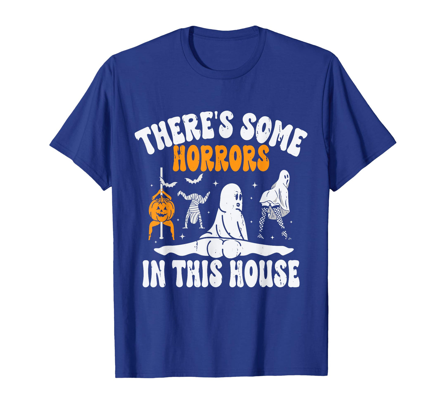 There's Some Horrors In This House Ghost Halloween T-Shirt
