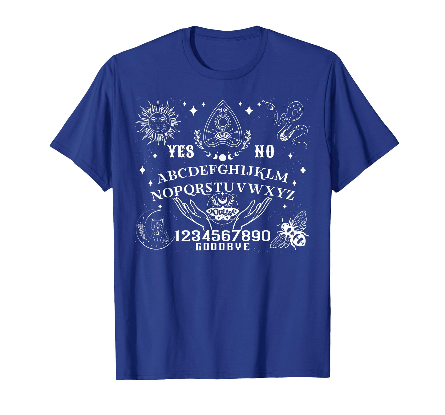 Ouija Board Spirit Board Occult Gothic Halloween Pagan Satan T-Shirt