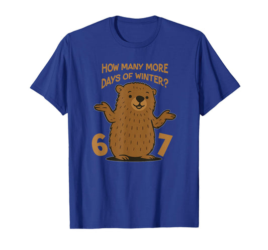 67 Groundhog Day Funny School Teacher Boy 6 7 T-Shirt