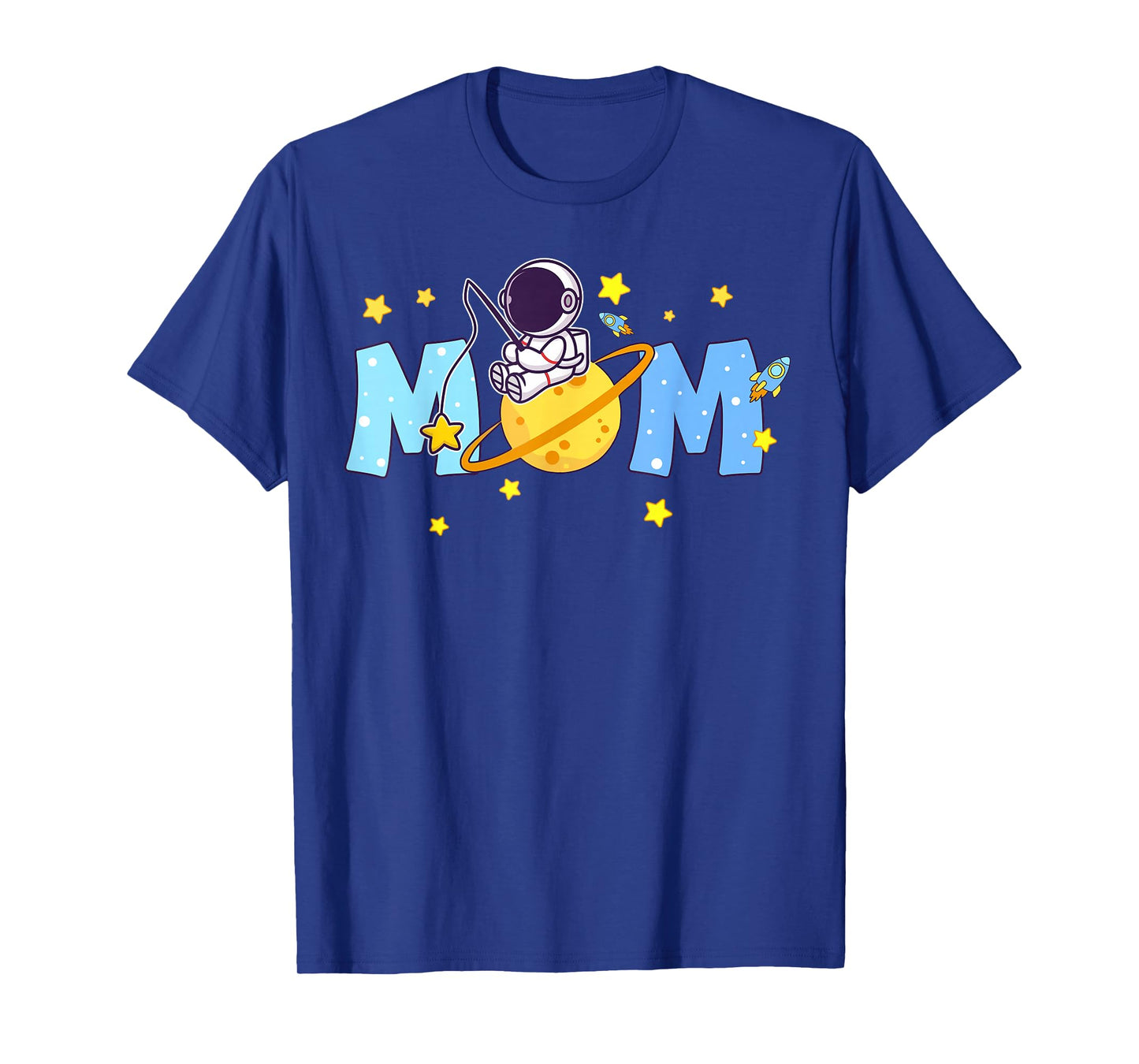 Mom Of The Birthday Boy Astronaut 1st Birthday Family T-Shirt