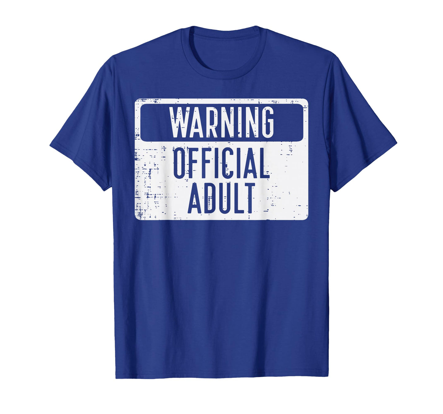 18th Birthday Warning Official Adult 18 Years Old Women Men T-Shirt