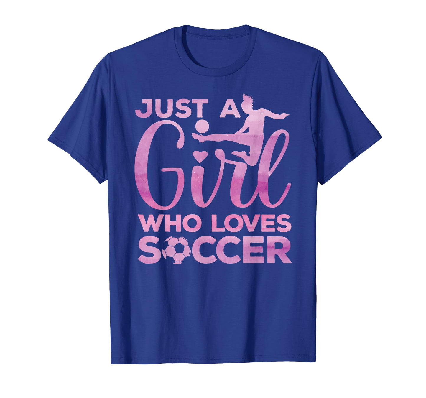 Soccer Girl Art For Girls Kids Toddler Women Soccer Player T-Shirt