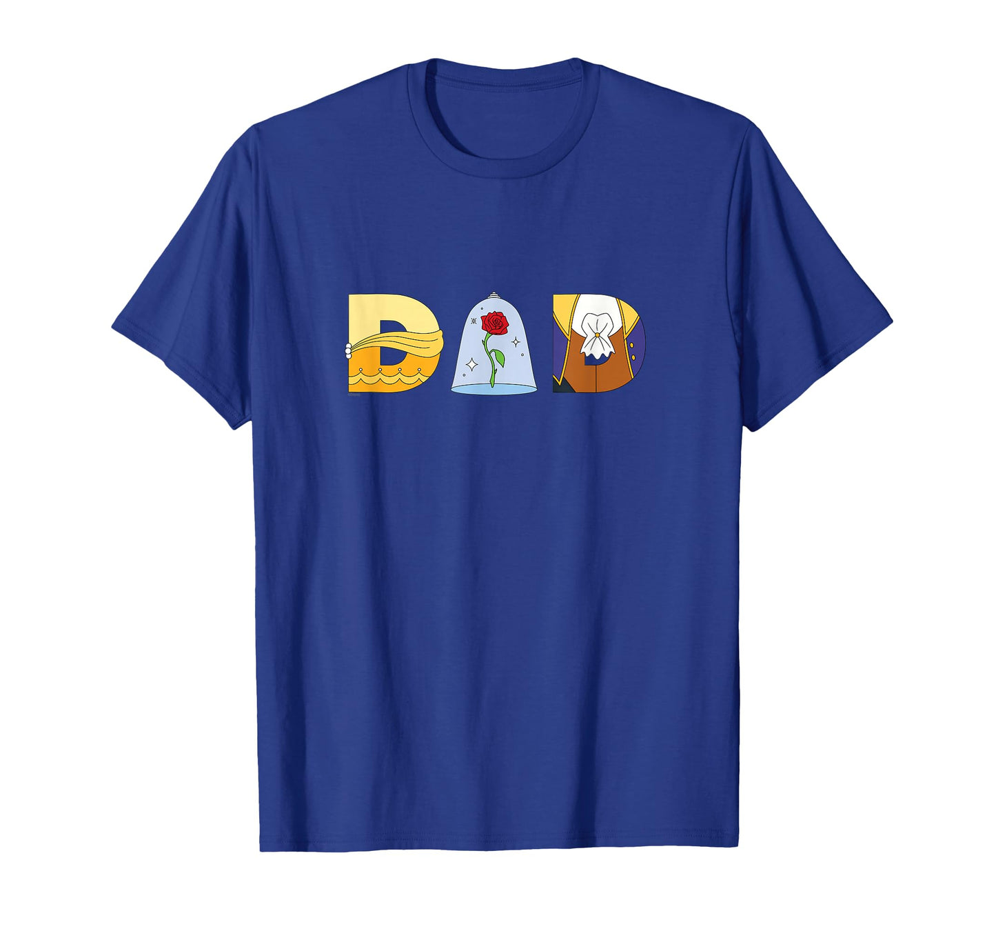 Disney Beauty and the Beast Belle Father’s Day Birthday Dad T-Shirt