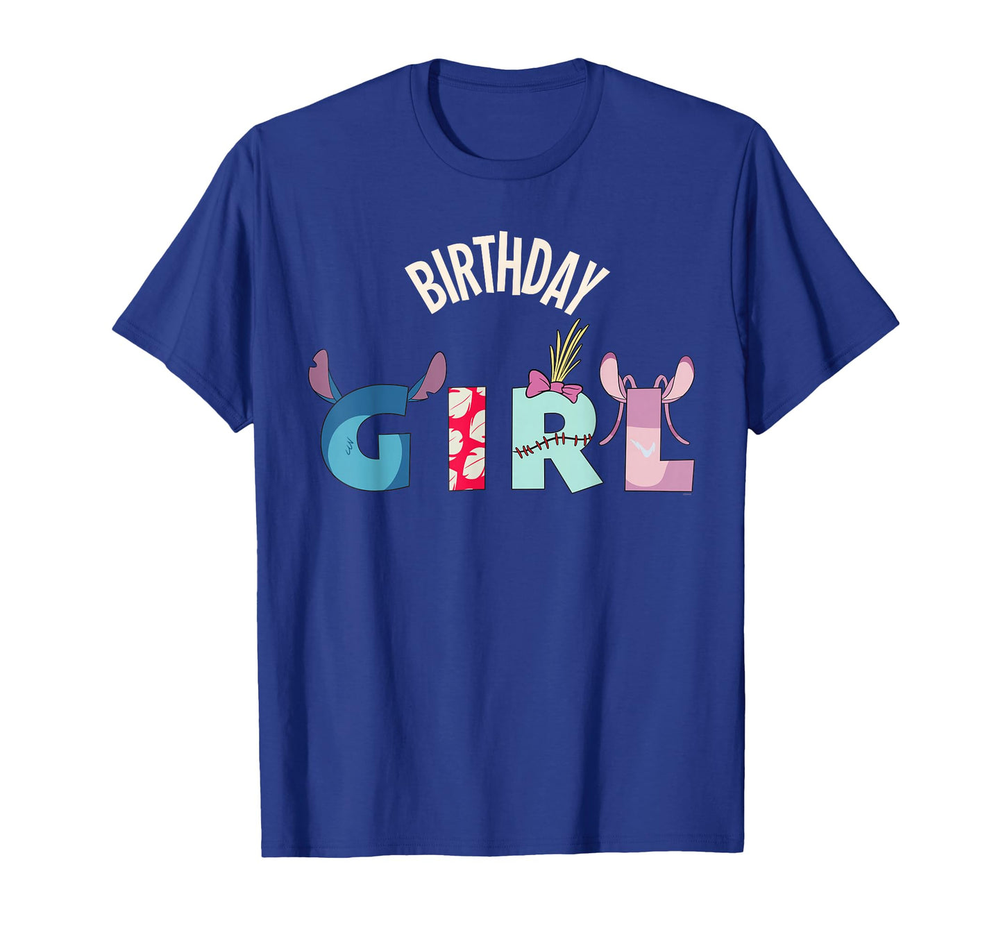 Disney Lilo & Stitch "Birthday Girl" Matching Birthday Party T-Shirt