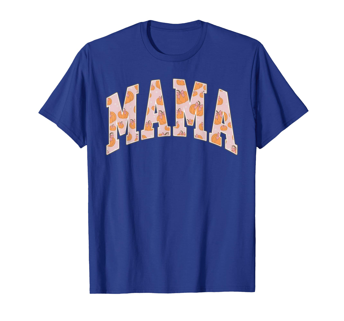 Mama Pumpkin Season Autumn Fall Y'all Leaves Thanksgiving T-Shirt