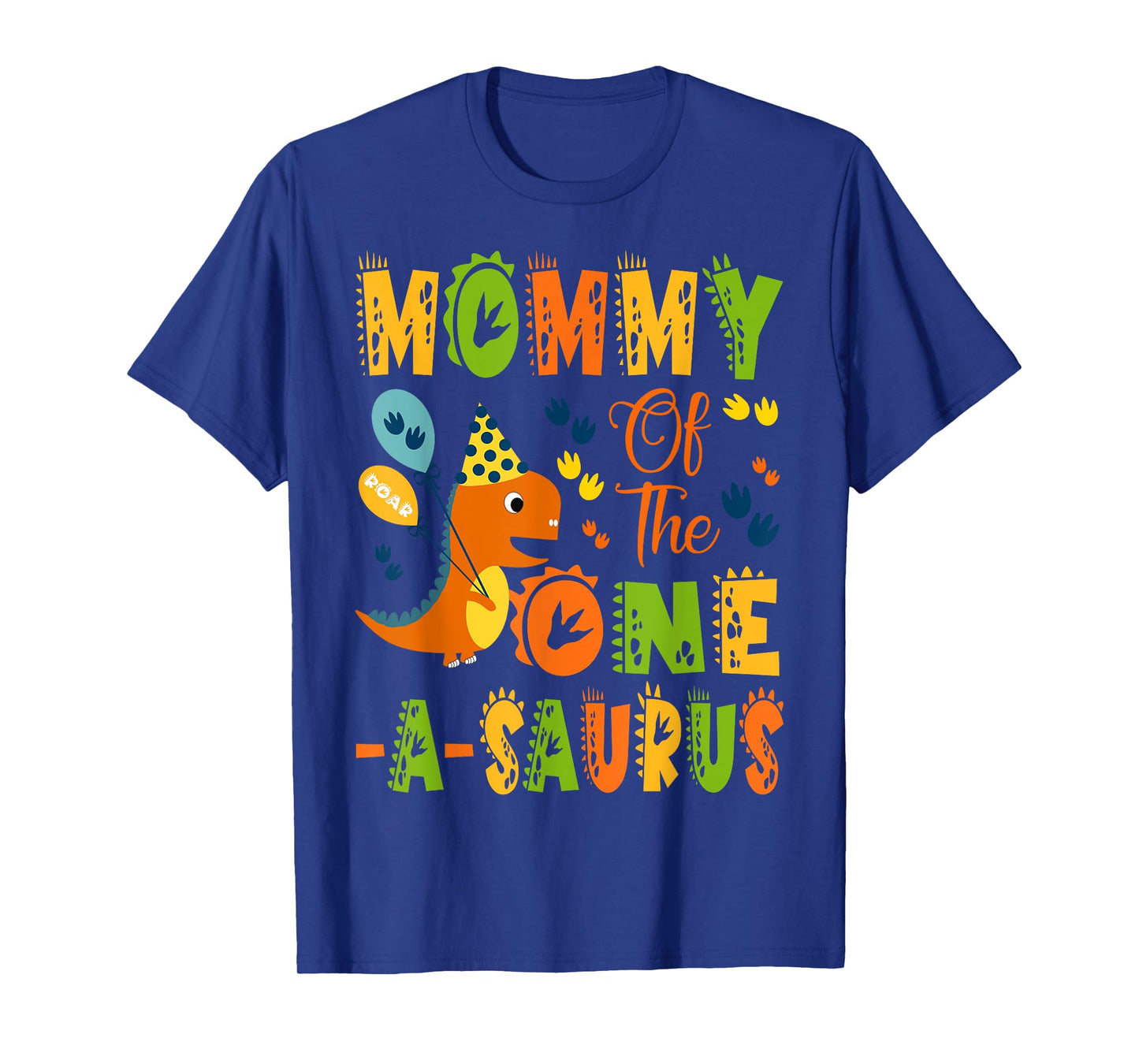 Mommy of The One-A-Saurus 1St Birthday Dinosaur Party T-Shirt