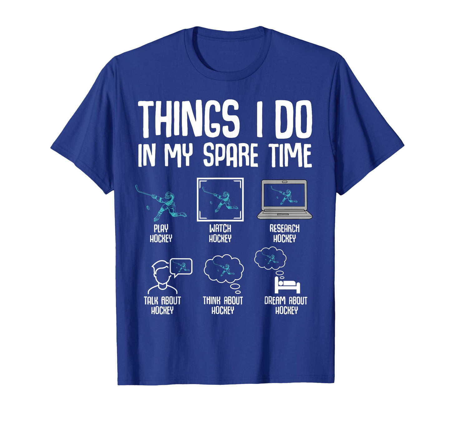 Hockey Things I Do In My Spare Time Ice Hockey Kids Boys T-Shirt
