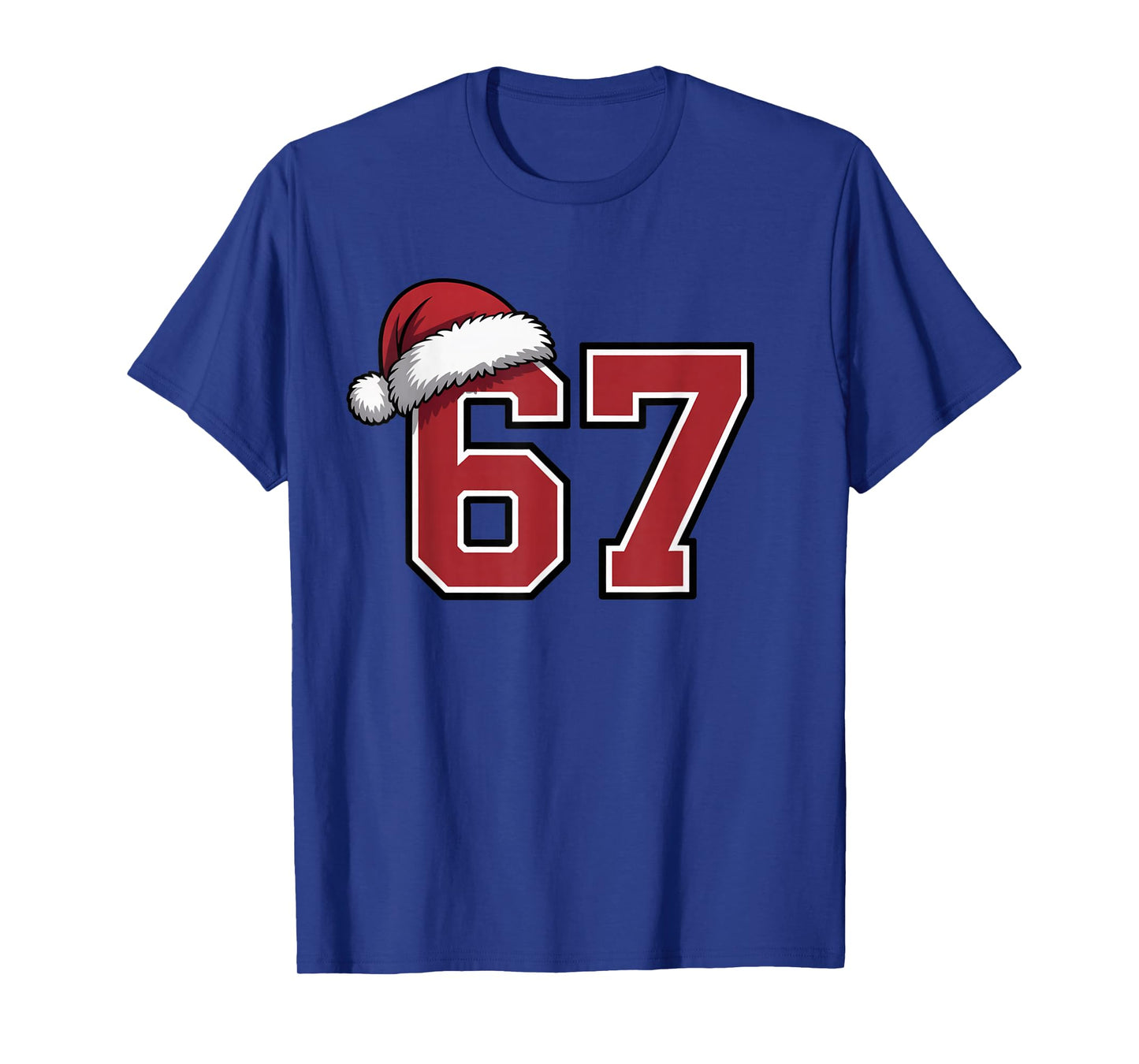 6 7 Christmas 67 Santa Six Seven Funny Christmas Boys Teens T-Shirt