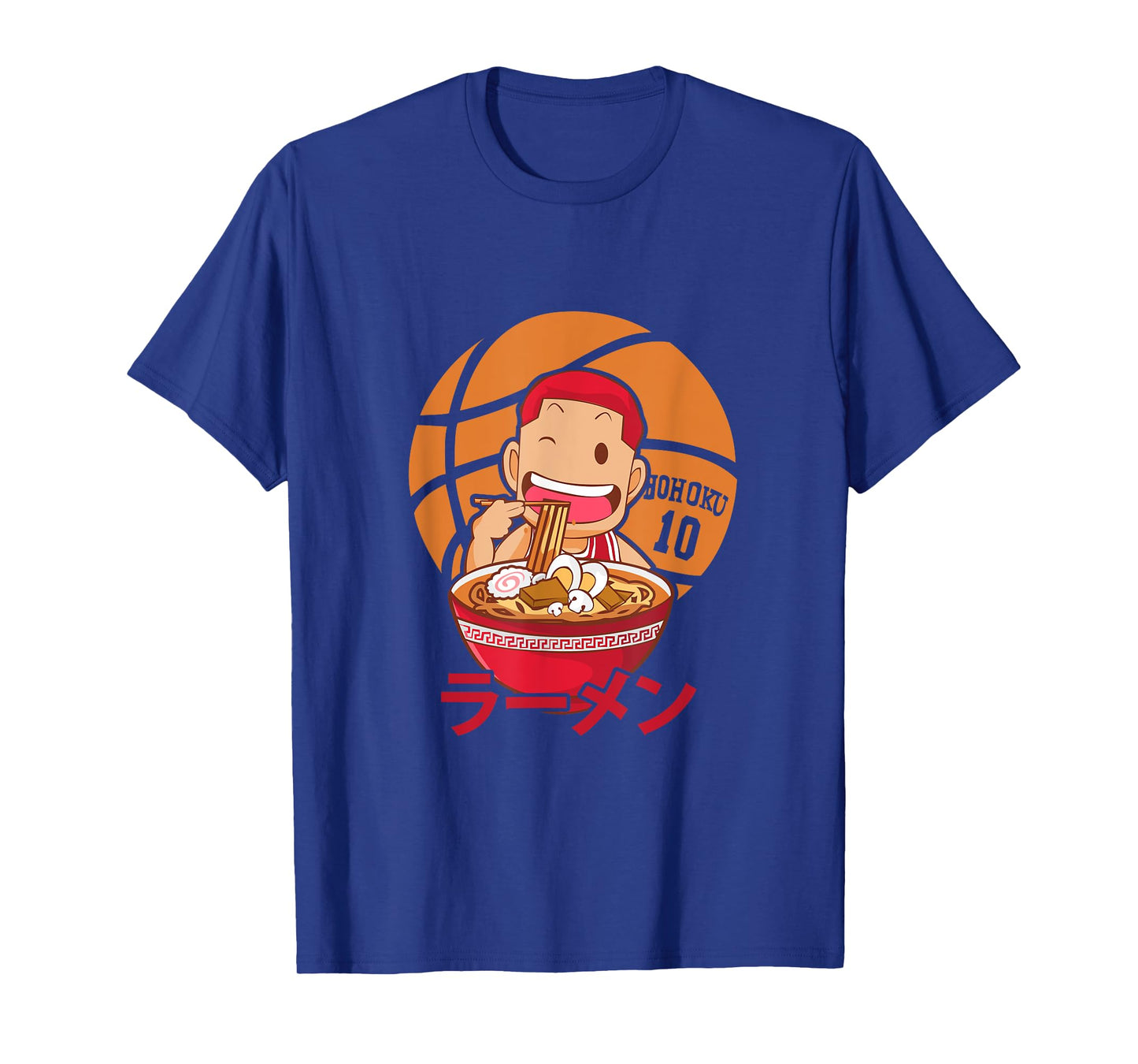 Anime Ramen Basketball T-Shirt