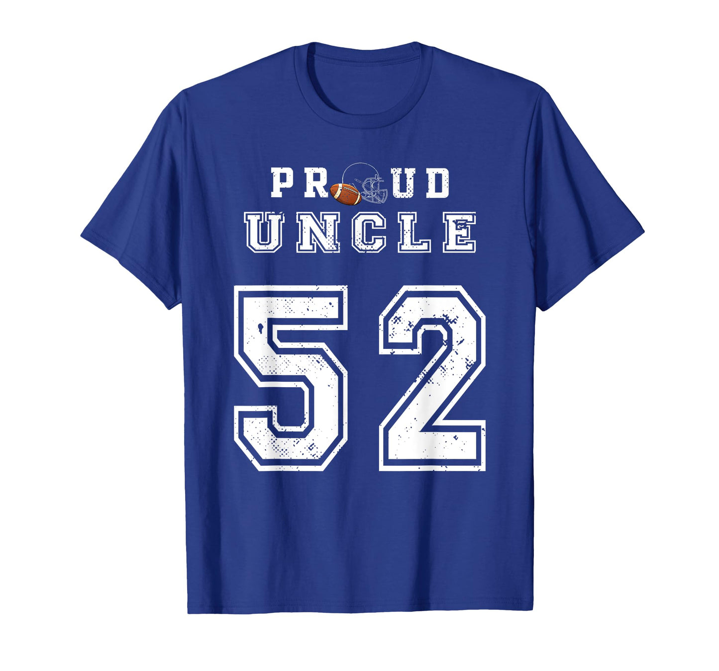 Custom Proud Football Uncle Number 52 Personalized For Men T-Shirt