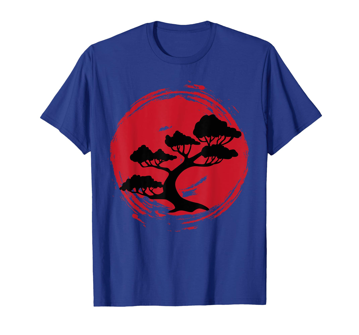 BONSAI TREE Japanese Enso Calligraphy Circle T-Shirt